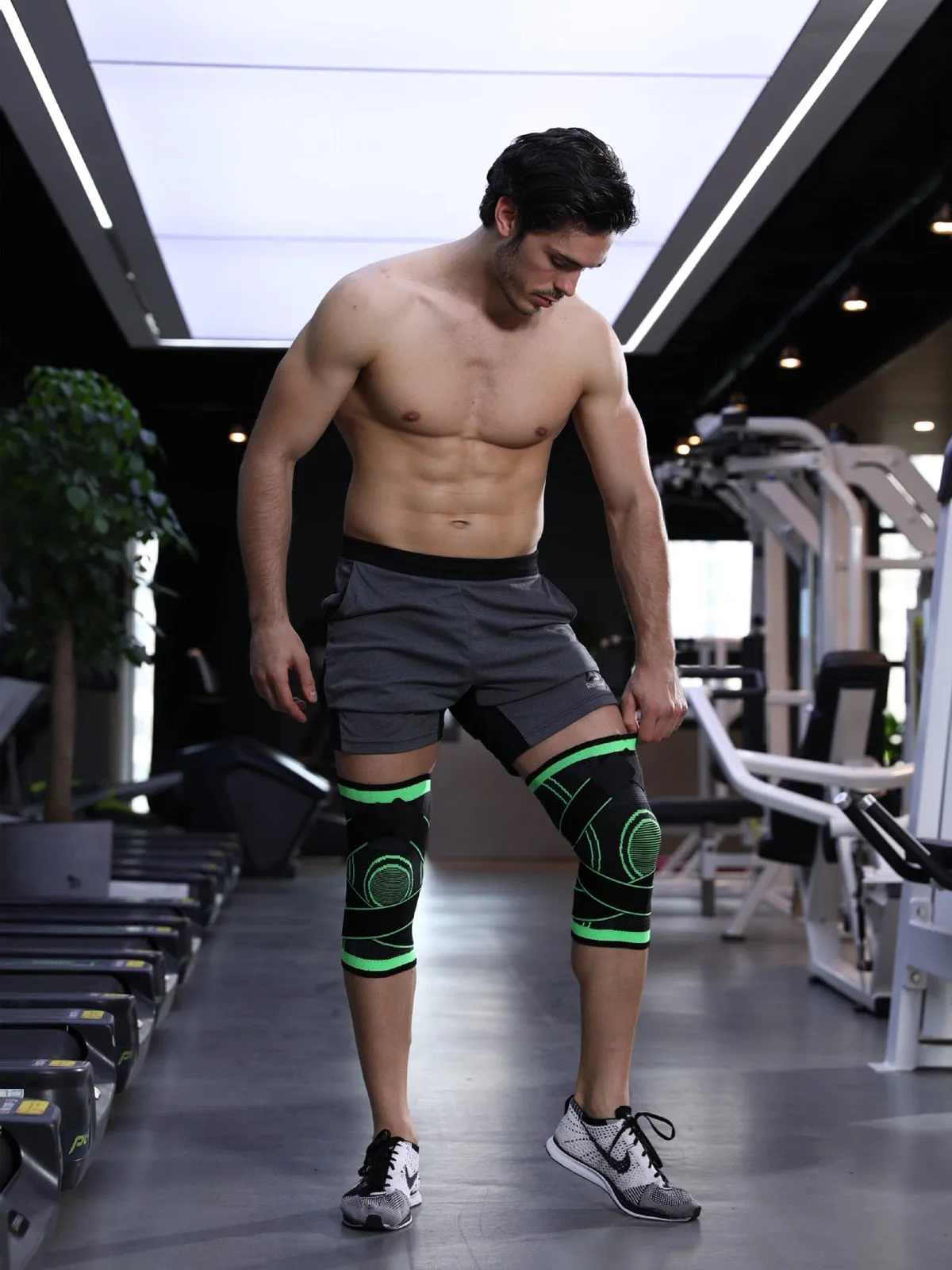 1 Piece Of Sports  Compression Knee Brace Elastic Support Pads