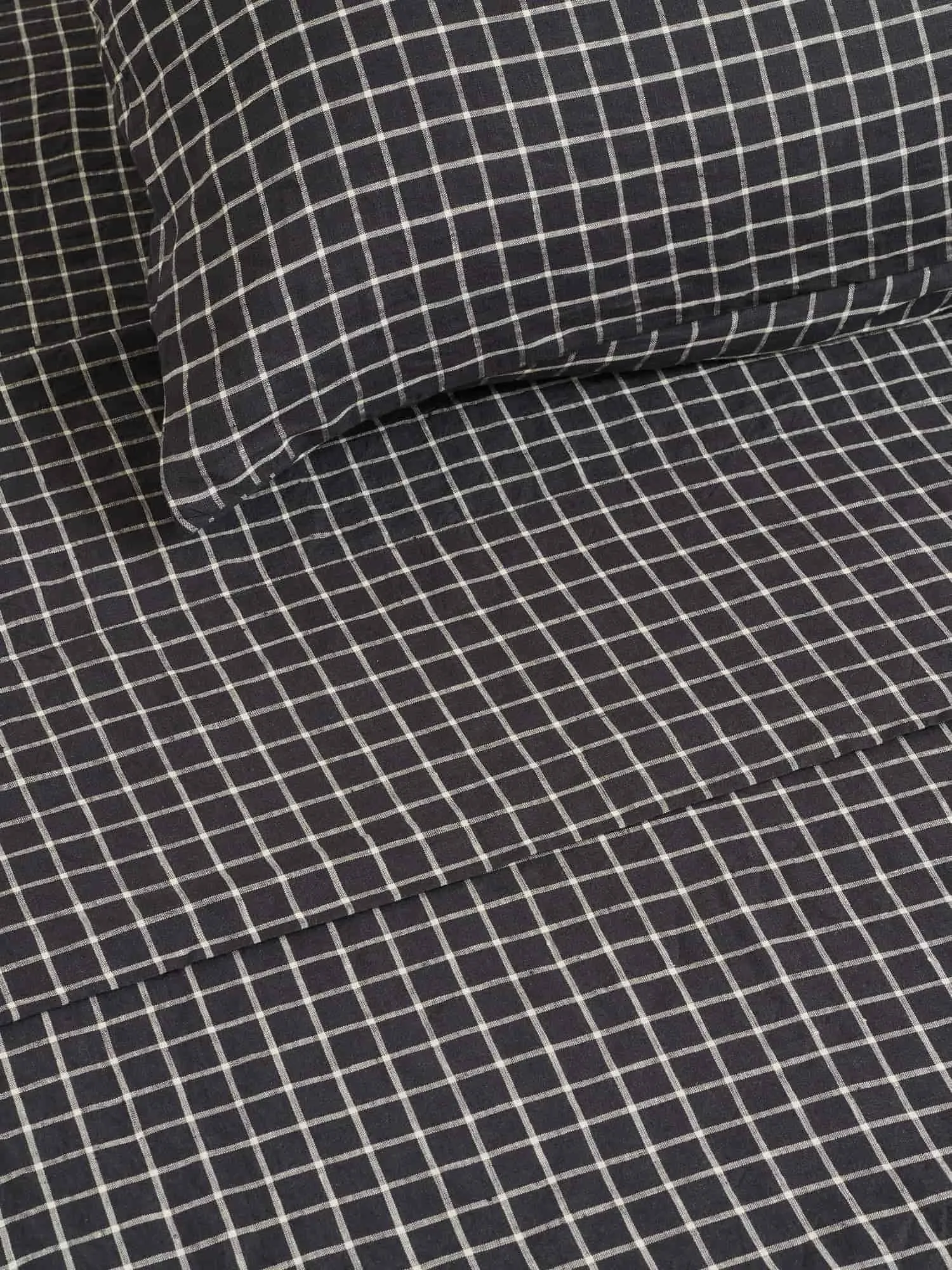 100% Linen Pillowcase Set (of two) in French Navy