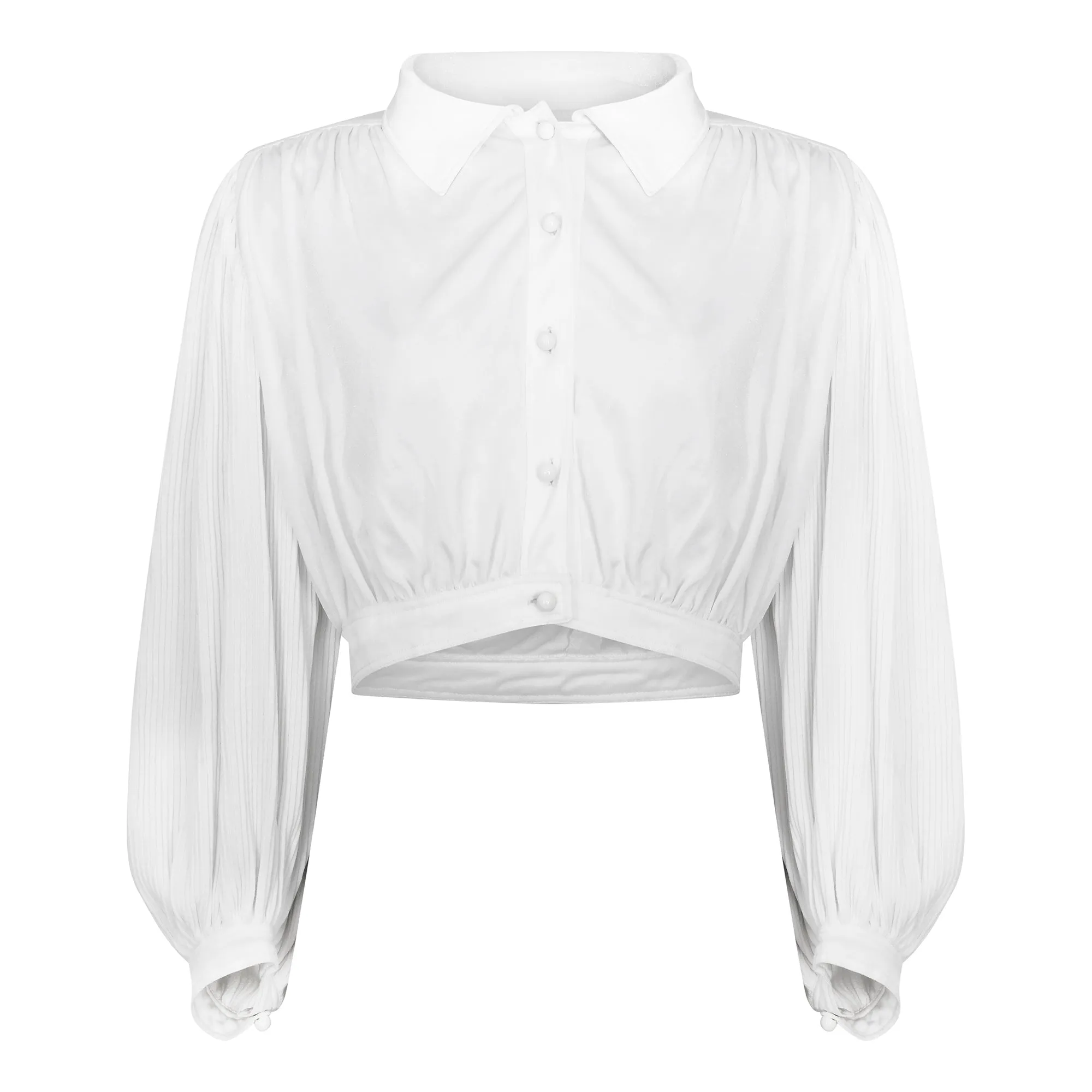 1970s French Haute Couture White Jersey Dress and Jacket