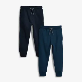 2 Pack Joggers Slim Fit  Blue / Navy (3-12yrs)