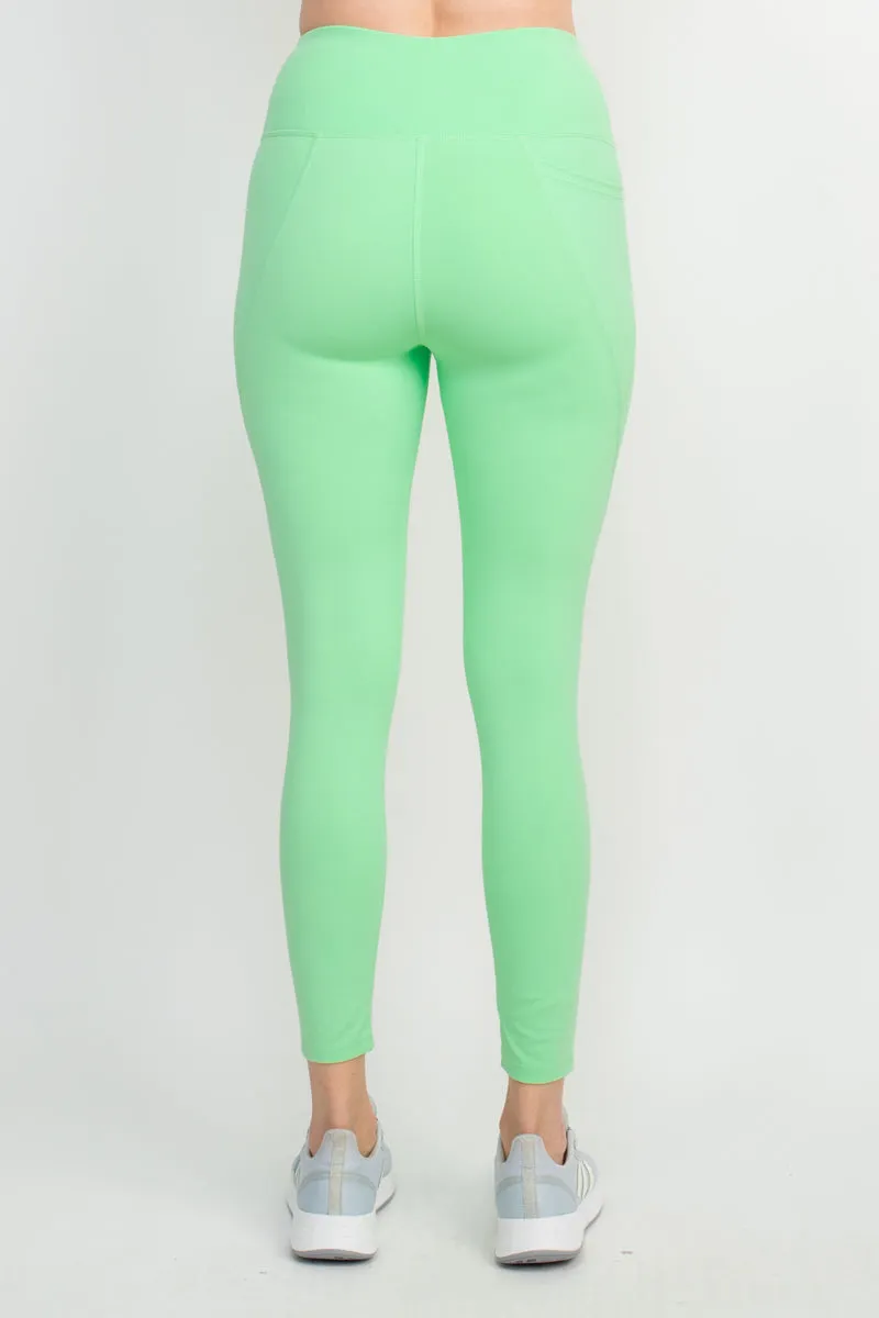 Activology Mid Waist 7-8 Interlock Legging with Side Pocket