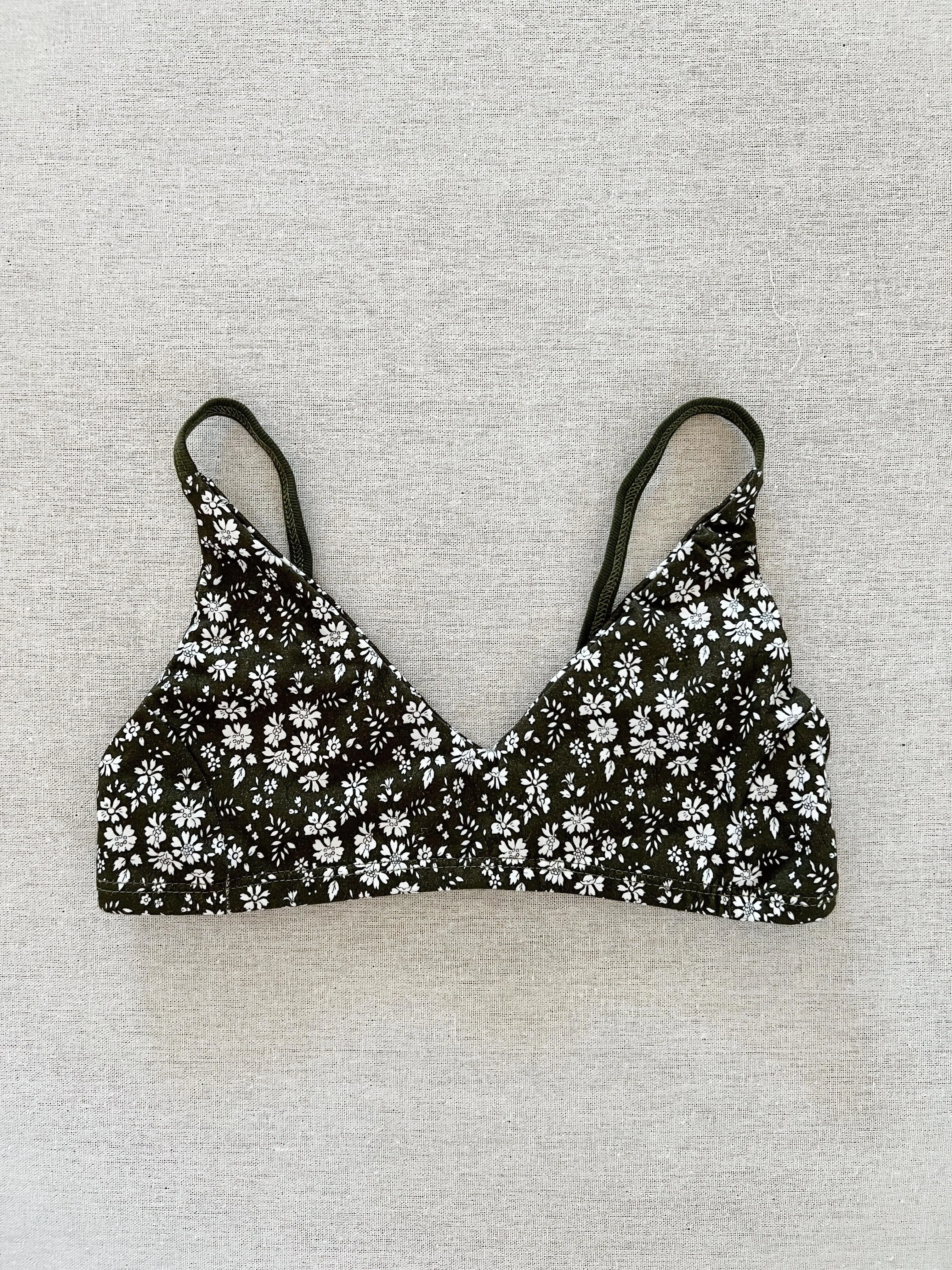 adult bralette made with liberty of london capel