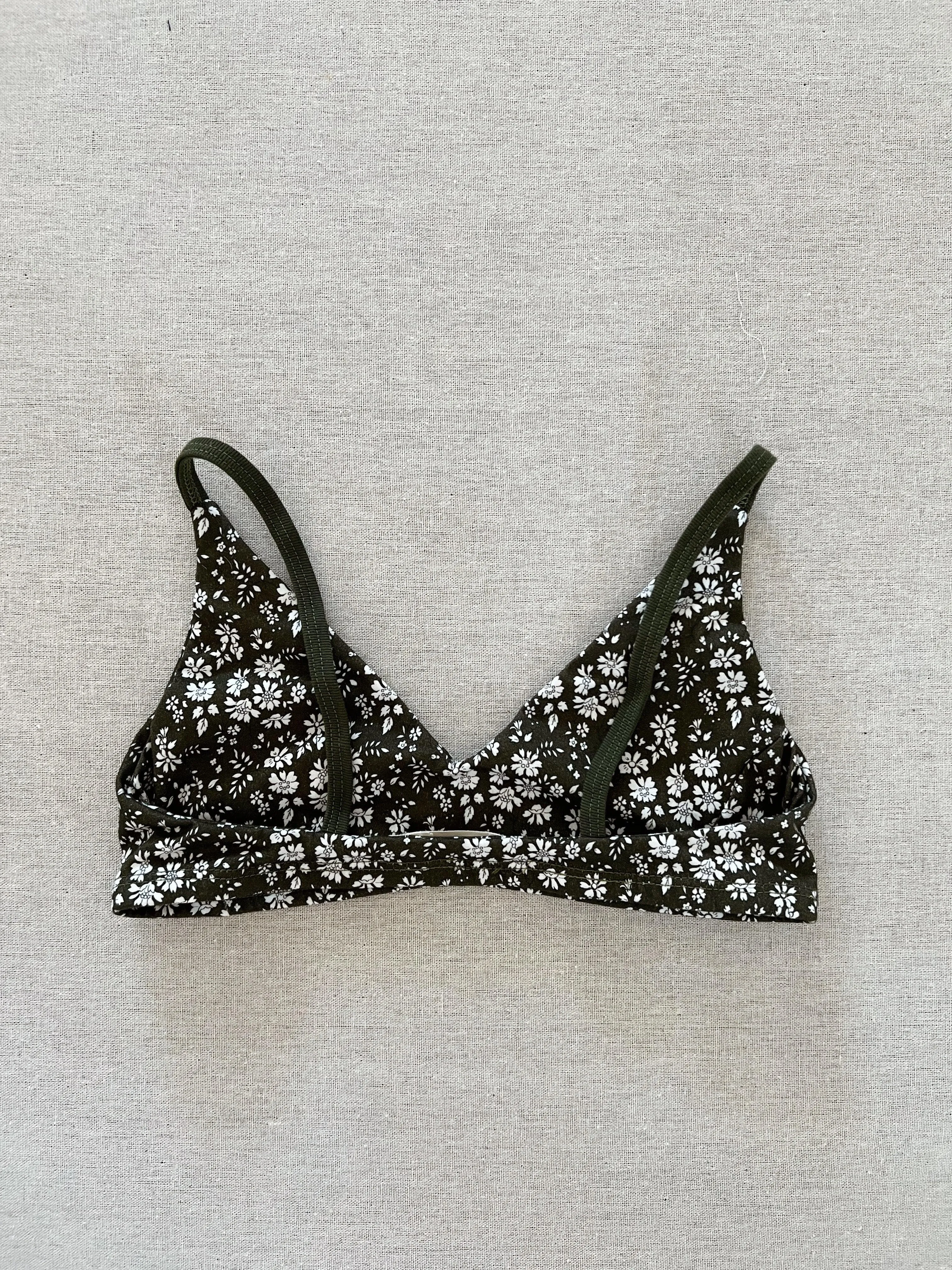 adult bralette made with liberty of london capel