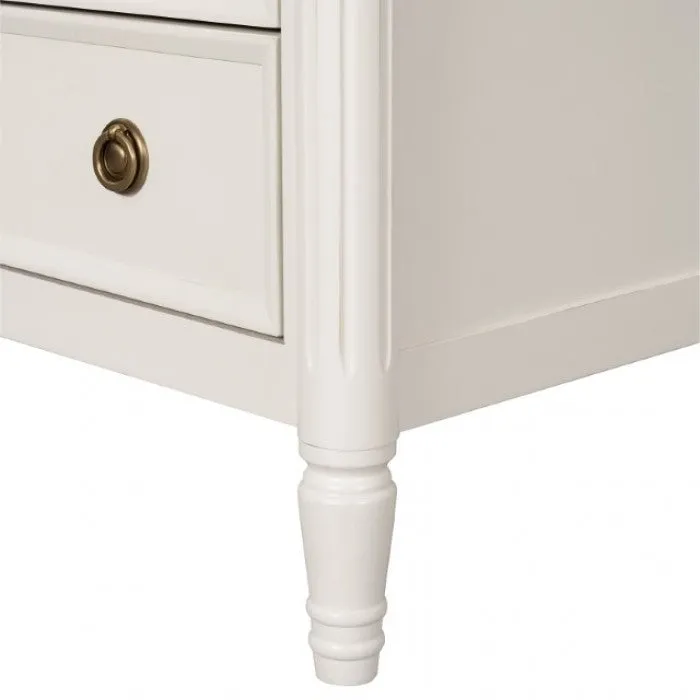 Altamira White Queen 5 Piece Bedroom Set w/Chest (N2)