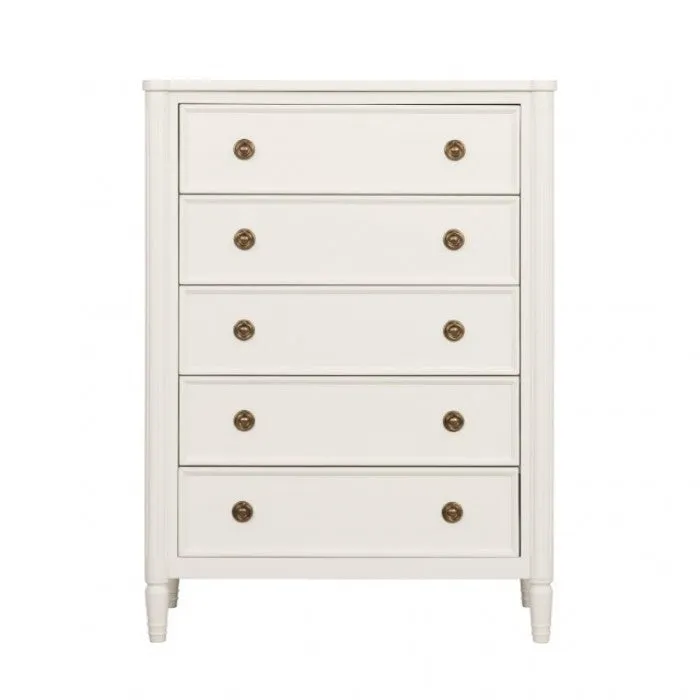 Altamira White Queen 5 Piece Bedroom Set w/Chest (N2)