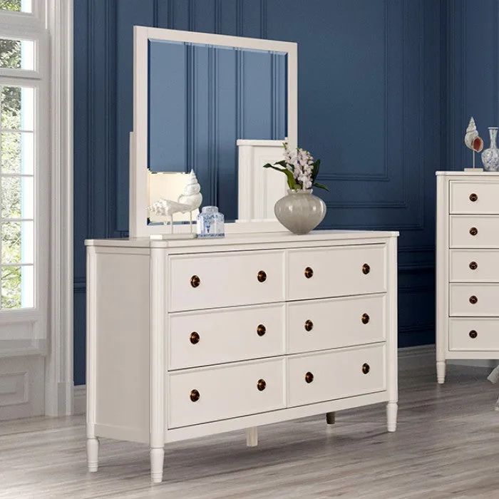 Altamira White Queen 5 Piece Bedroom Set w/Chest (N2)
