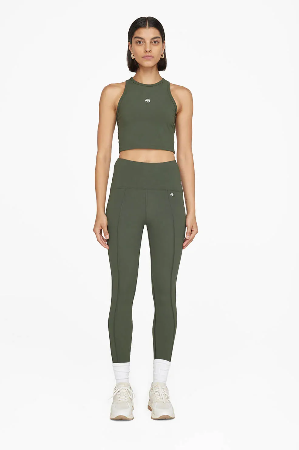 Anine Bing - Bran Legging in Dark Olive