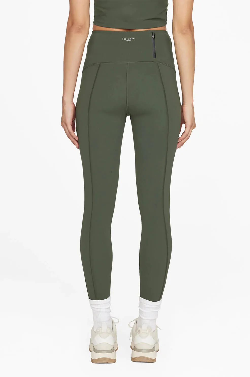Anine Bing - Bran Legging in Dark Olive