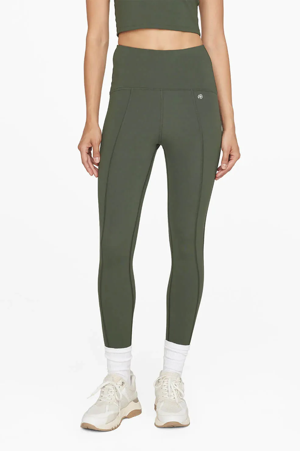 Anine Bing - Bran Legging in Dark Olive