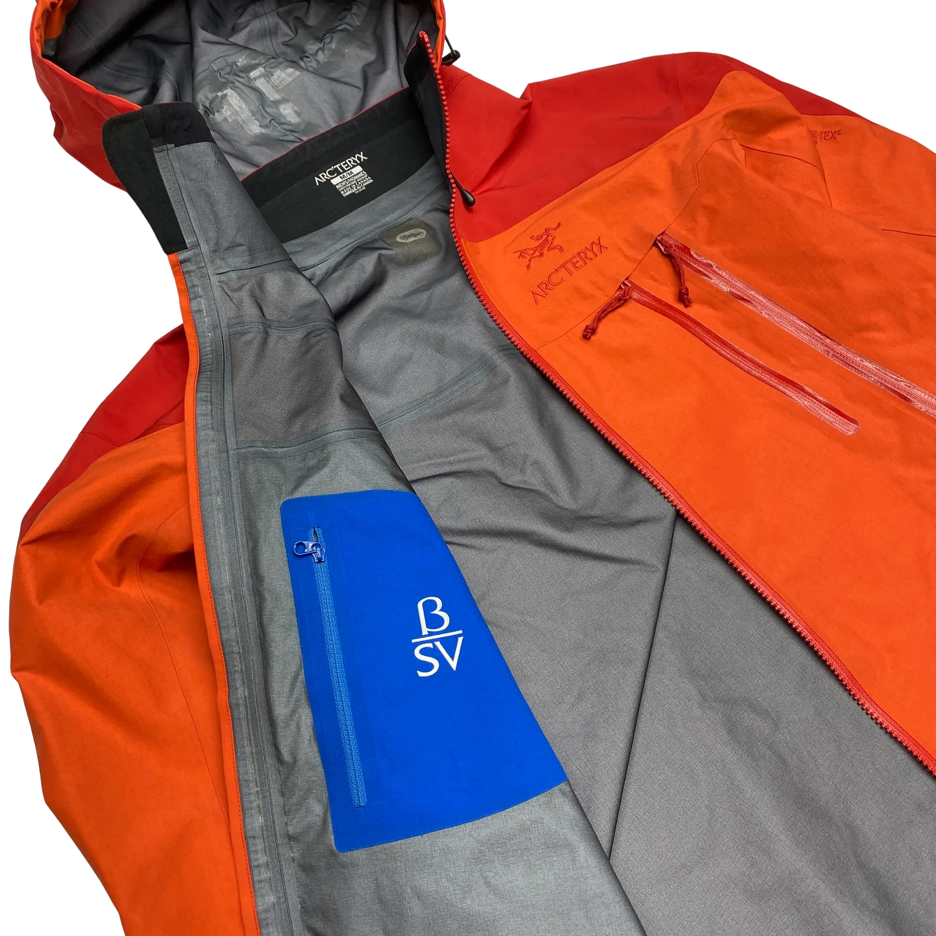 Arcteryx Two Tone Orange Beta SV Goretex Pro Shell Jacket