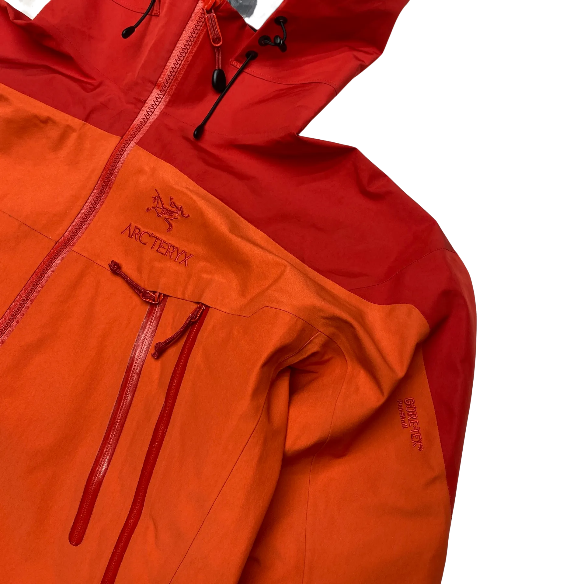 Arcteryx Two Tone Orange Beta SV Goretex Pro Shell Jacket