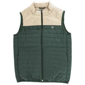 Bailey Boys Quilted Vest -Forest/Tan