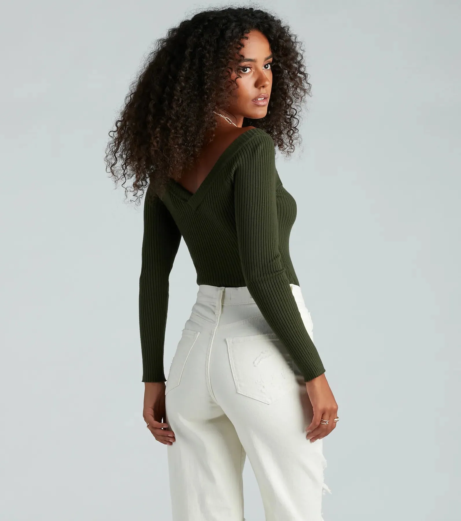 Basic Must-Have Ribbed Knit Bodysuit