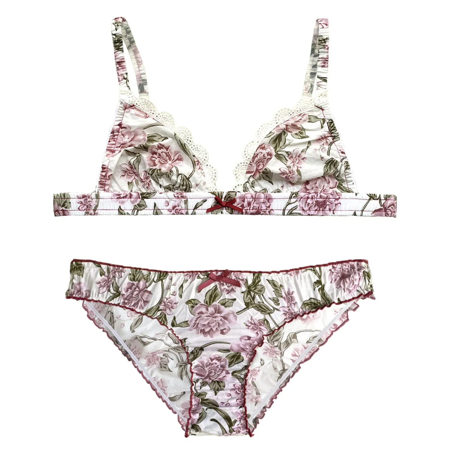 Bella lingerie set in bloom