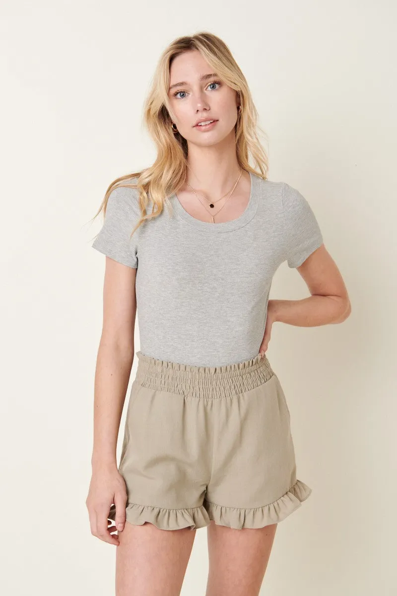 Best Short Sleeve Bodysuit - Grey