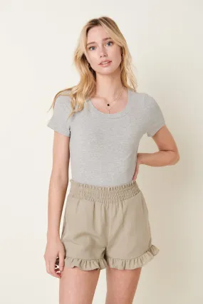 Best Short Sleeve Bodysuit - Grey
