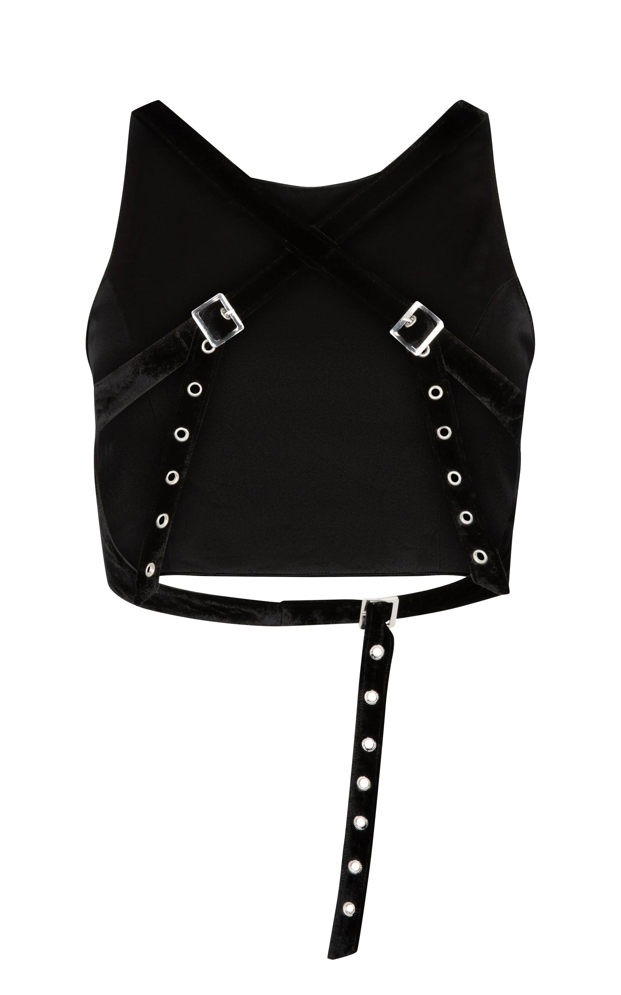 BON JACQUES VELVET TOP {BLACK}