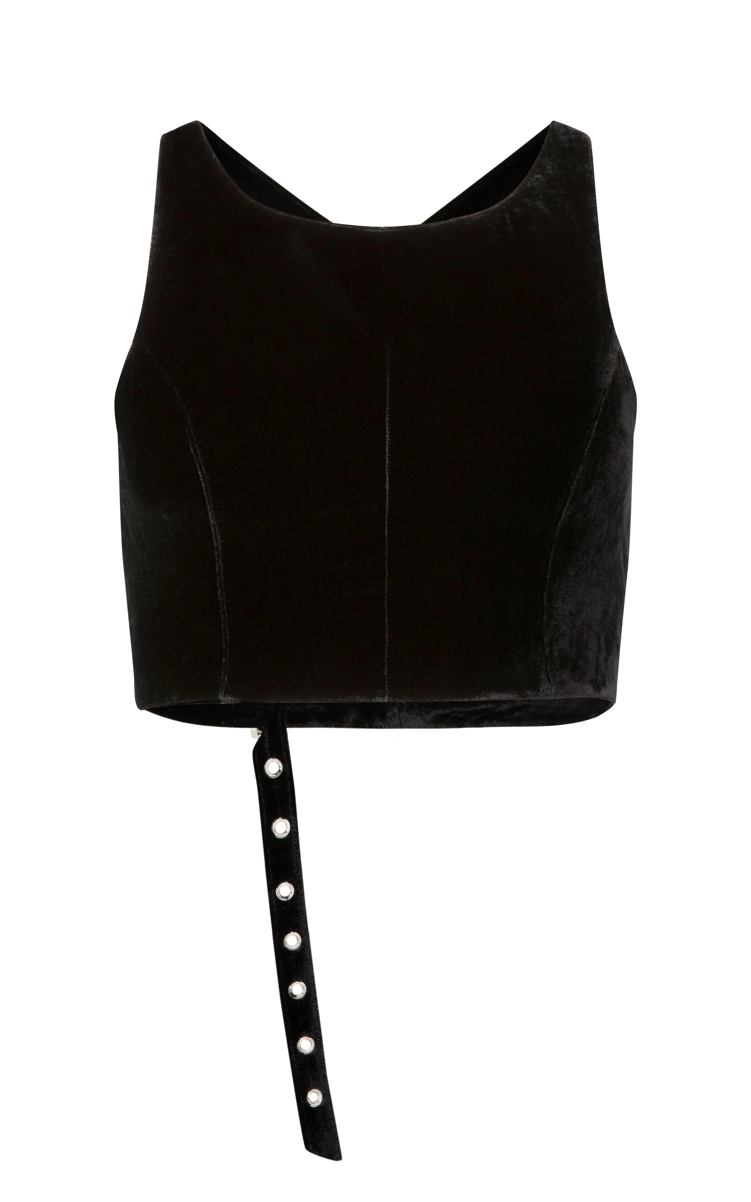 BON JACQUES VELVET TOP {BLACK}