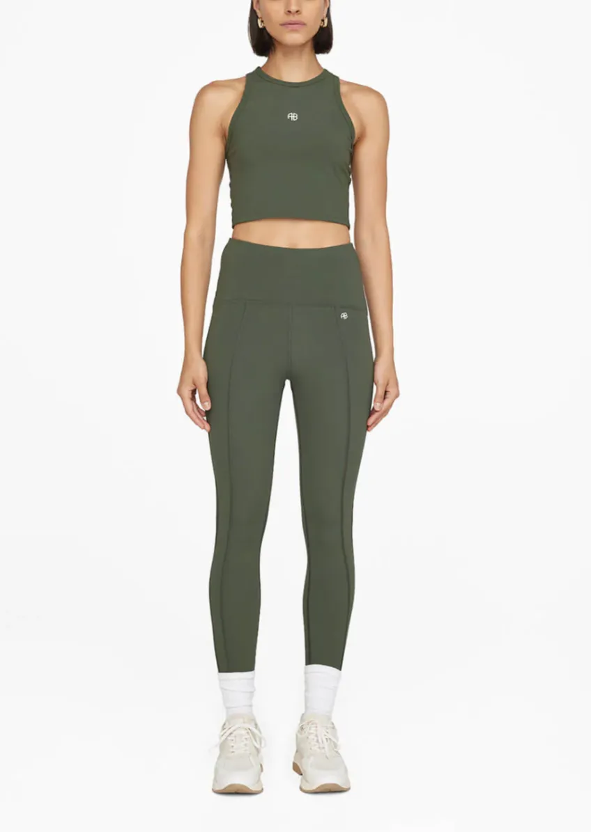 Bran Legging - Dark Olive
