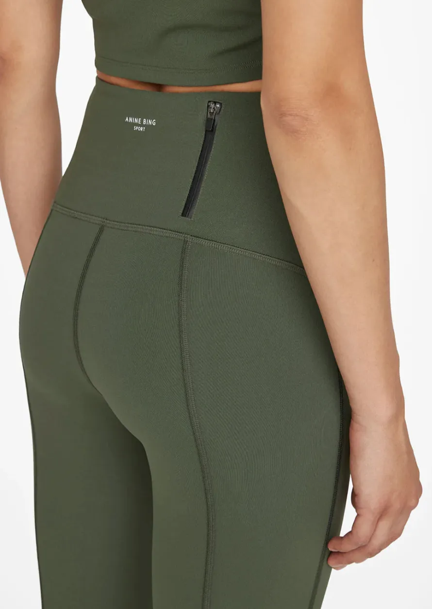 Bran Legging - Dark Olive