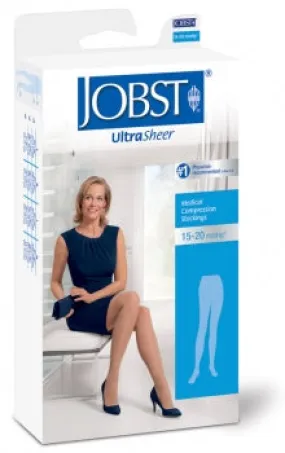 BSN Medical 119425 Jobst Medical Compression Stockings Pantyhose 15-20 mmHg, UltraSheer, Standard Length, Size Small, Natural Color