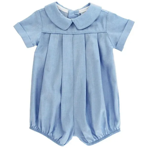 Chambray Dress Short Bubble