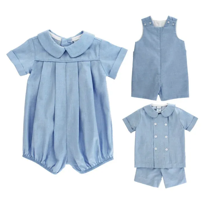 Chambray Dress Short Bubble