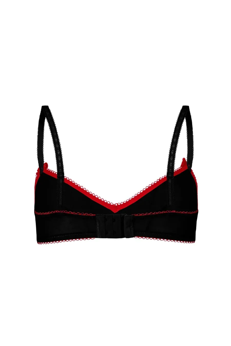Chouchou Intimates Georgia Organic Cotton Bralette | Black