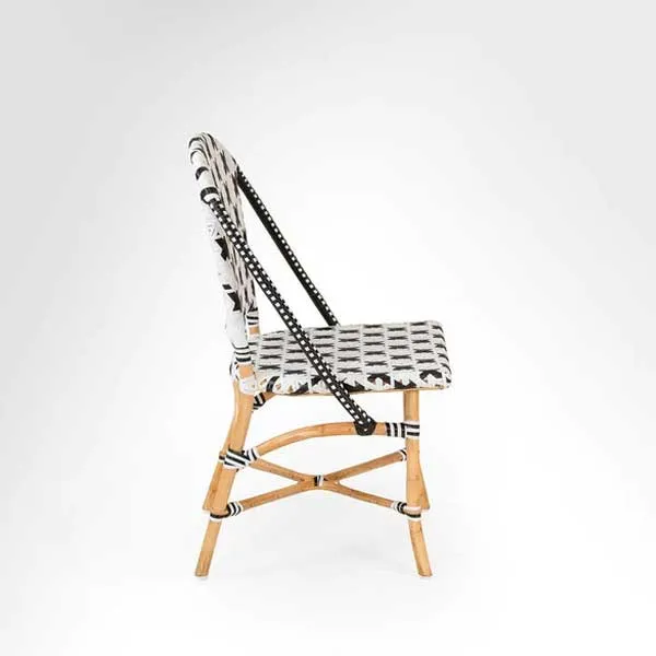 Classic French Bistro Cane & Wicker Furniture - Coffee Set - Tulip
