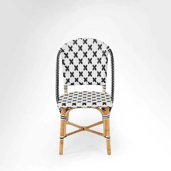 Classic French Bistro Cane & Wicker Furniture - Coffee Set - Tulip