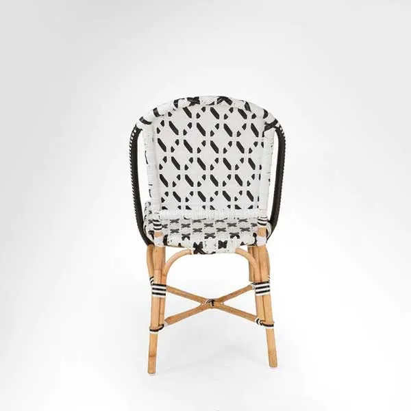 Classic French Bistro Cane & Wicker Furniture - Coffee Set - Tulip