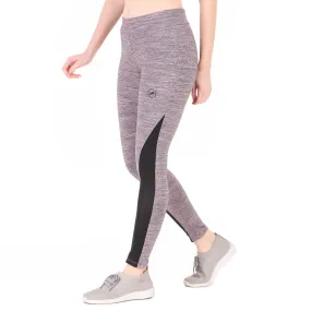 Color-block Legging/Tights For Women (Pink Melange)