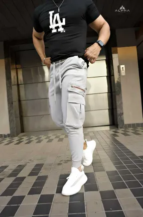 Cotton Texture Stretchable Jogger for Men