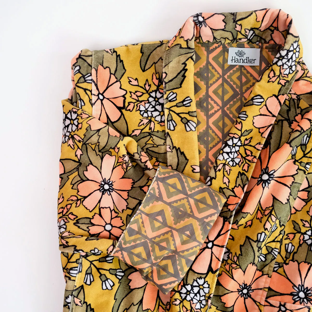 Daisy Cotton Velvet Robe