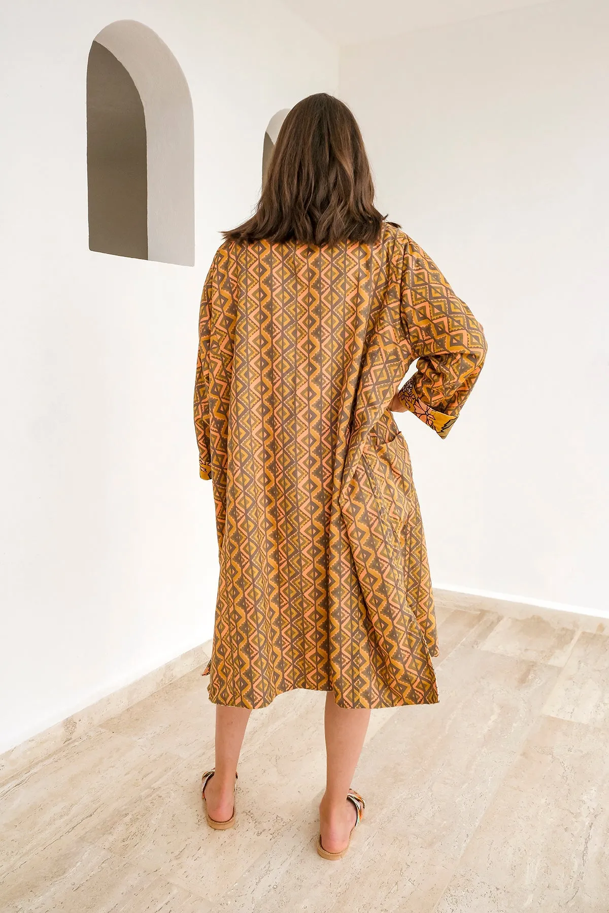 Daisy Cotton Velvet Robe