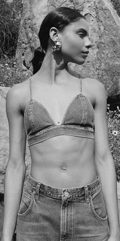 Denim Bralette