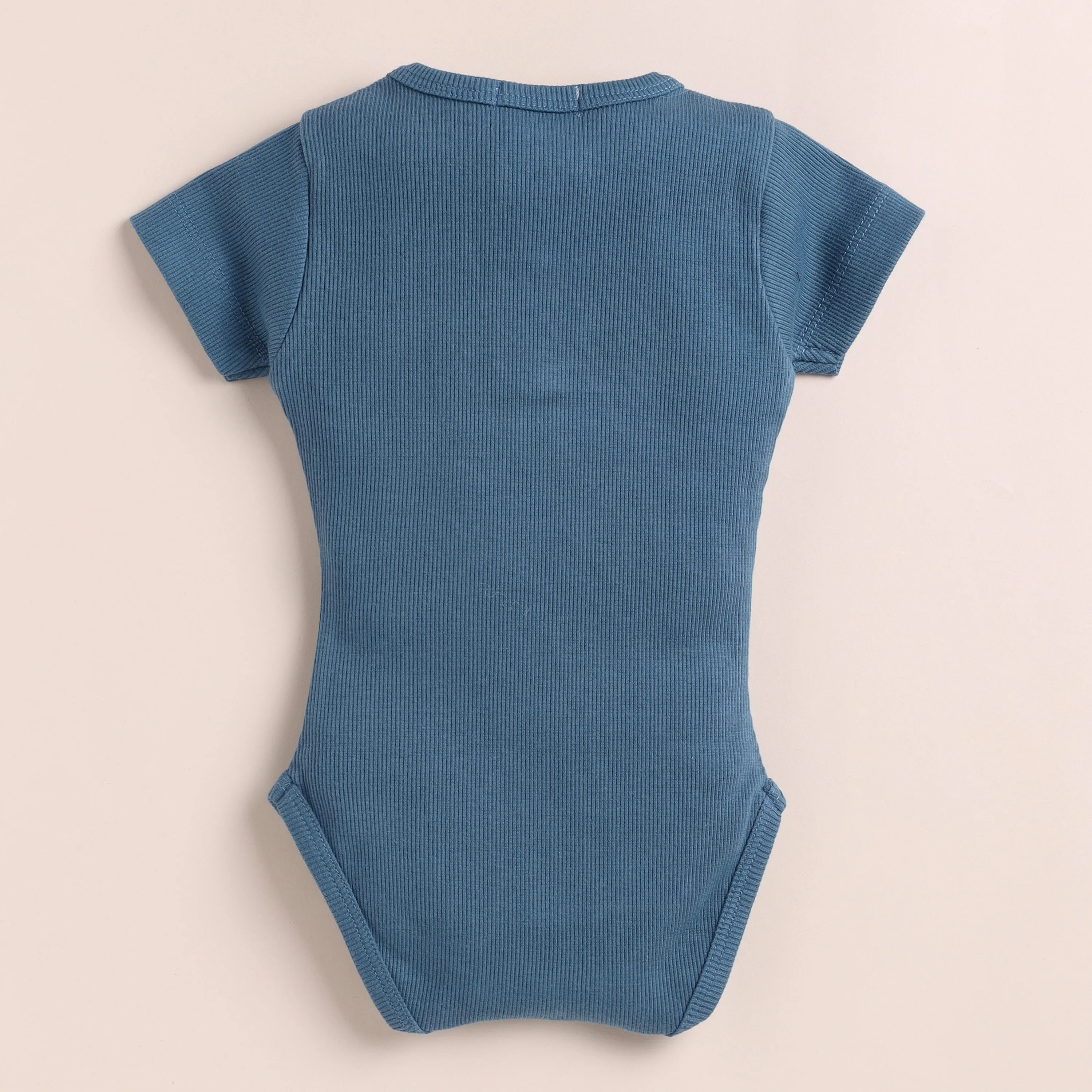 Denim Organic Short Sleeve Bodysuit