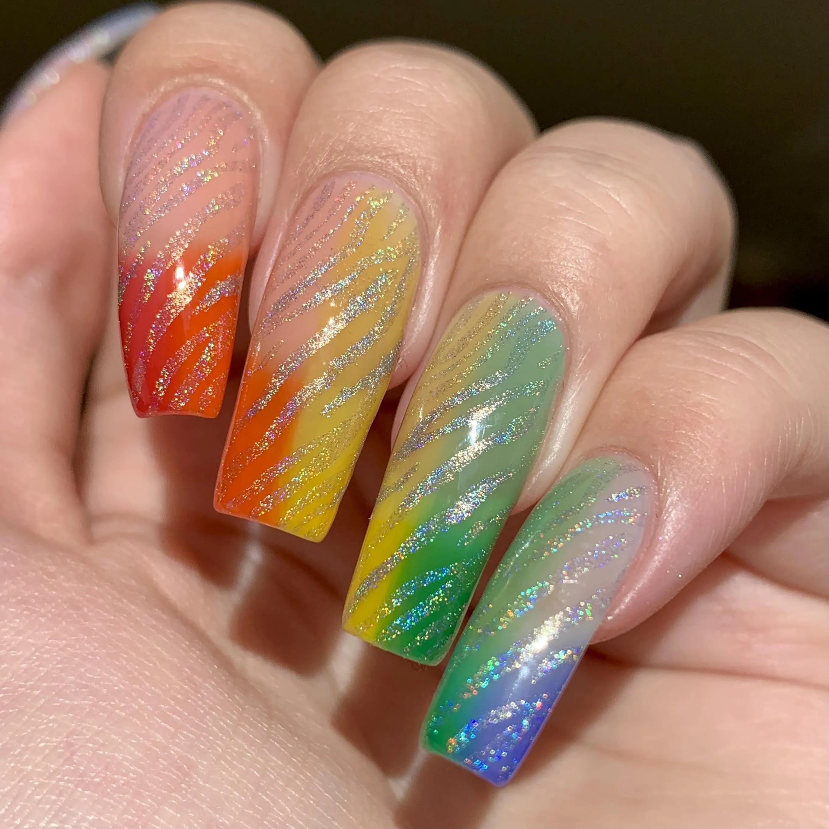 Disappearing Ink - Thermal Nail Polish - Clearly Rainbows Collection
