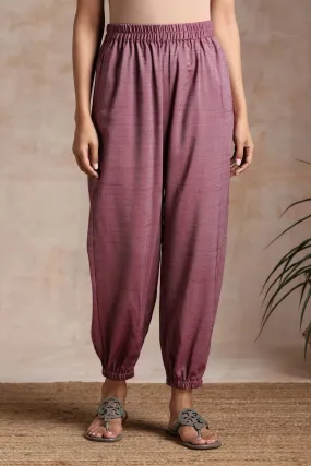 Dull Rose Cotton Joggers