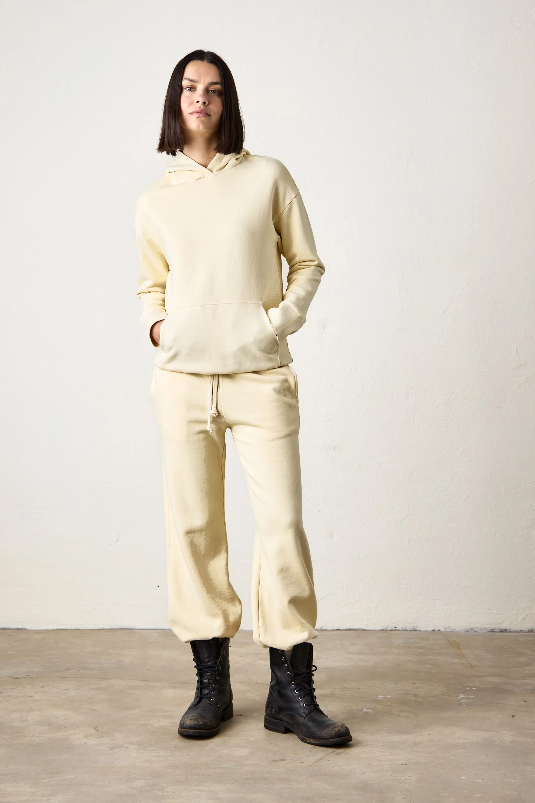 ELLIS FRENCH TERRY HOODY / LEMONADE