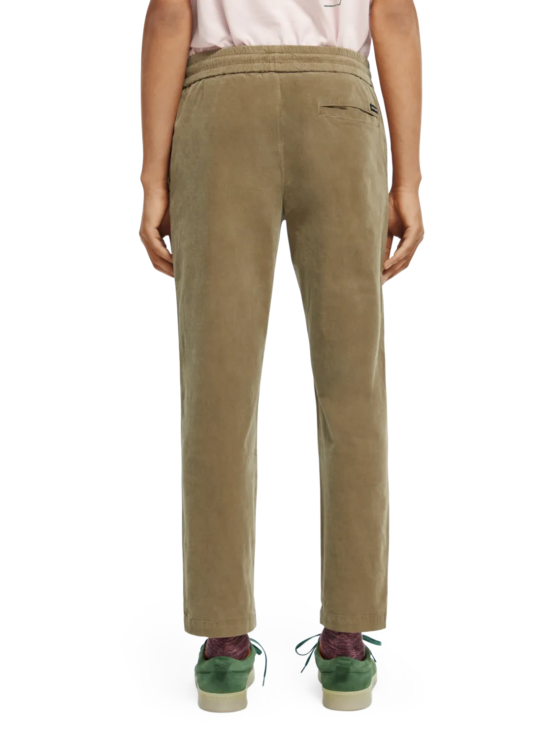 Fave Regular Tapered-Fit Corduroy Jogger in Khaki