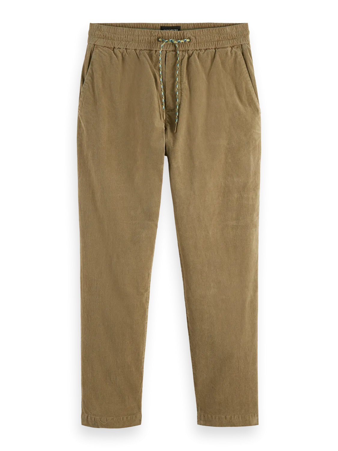Fave Regular Tapered-Fit Corduroy Jogger in Khaki