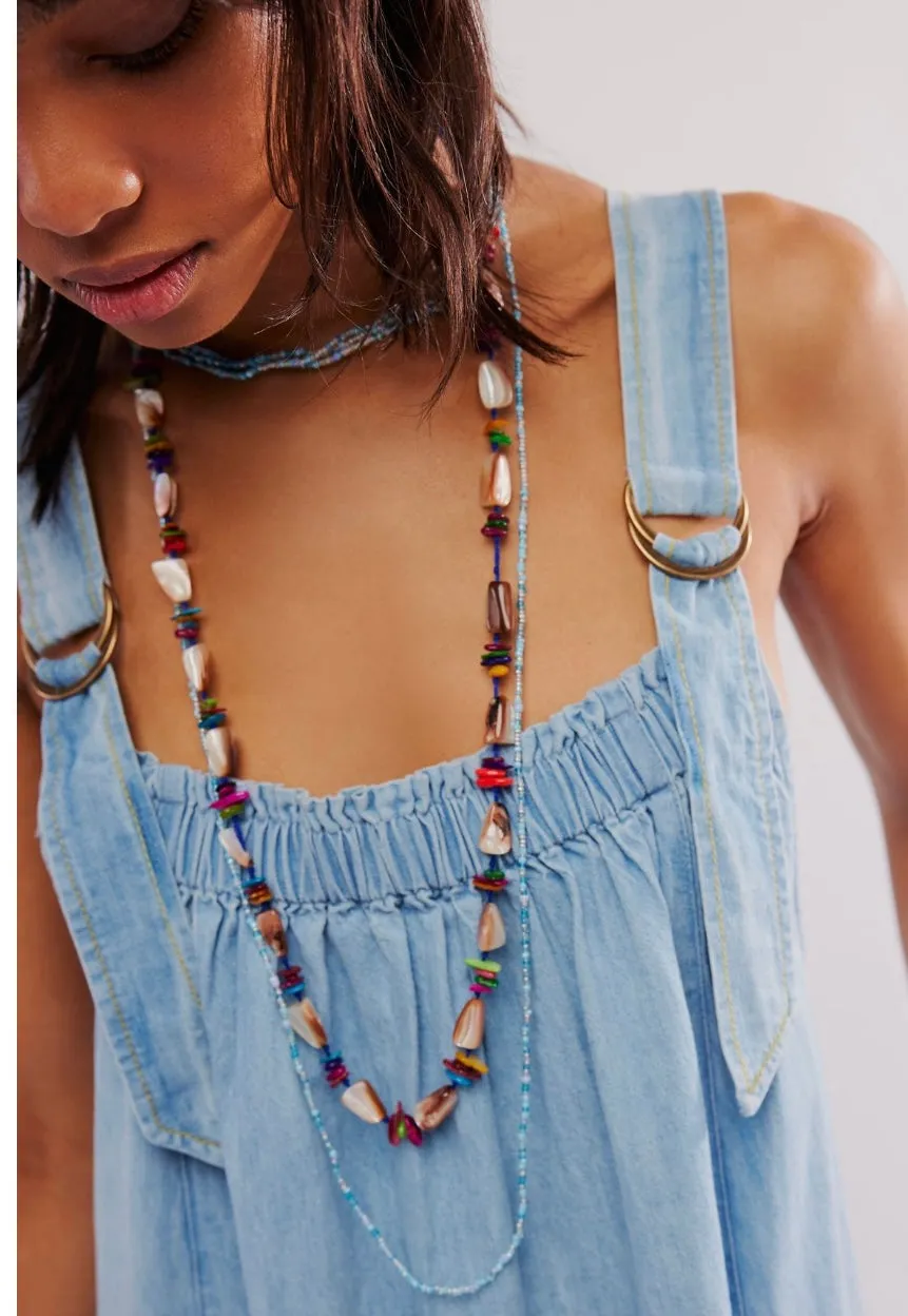 Free People Machu Barrel Midi Dress