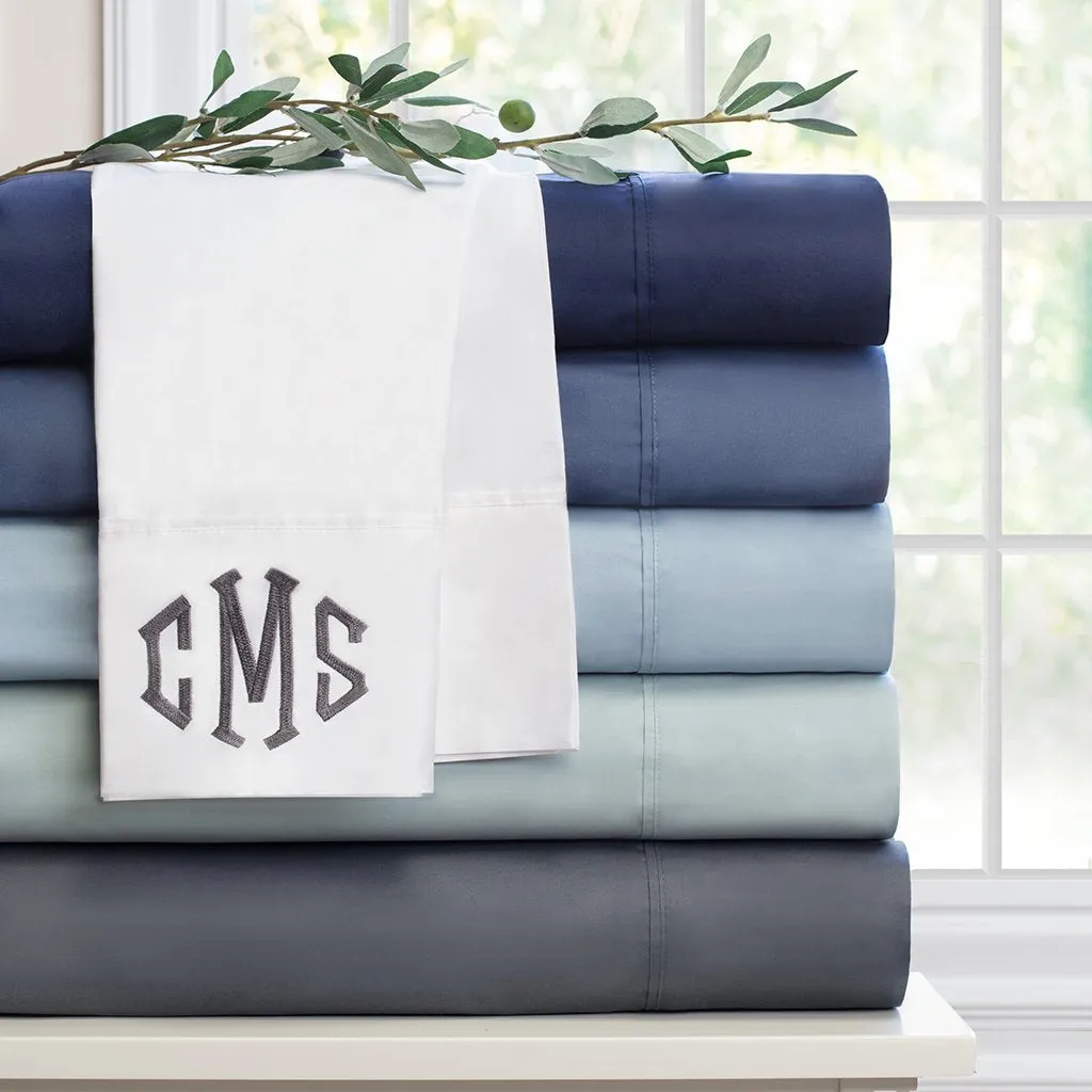 French Blue 400 Thread Count Sheet Set 2 (Fitted & Pillow Cases)