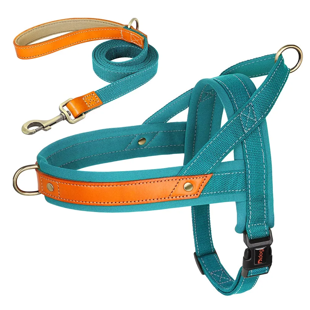 French Bulldog No Pull Collar Harness Leash Set (WS0223)