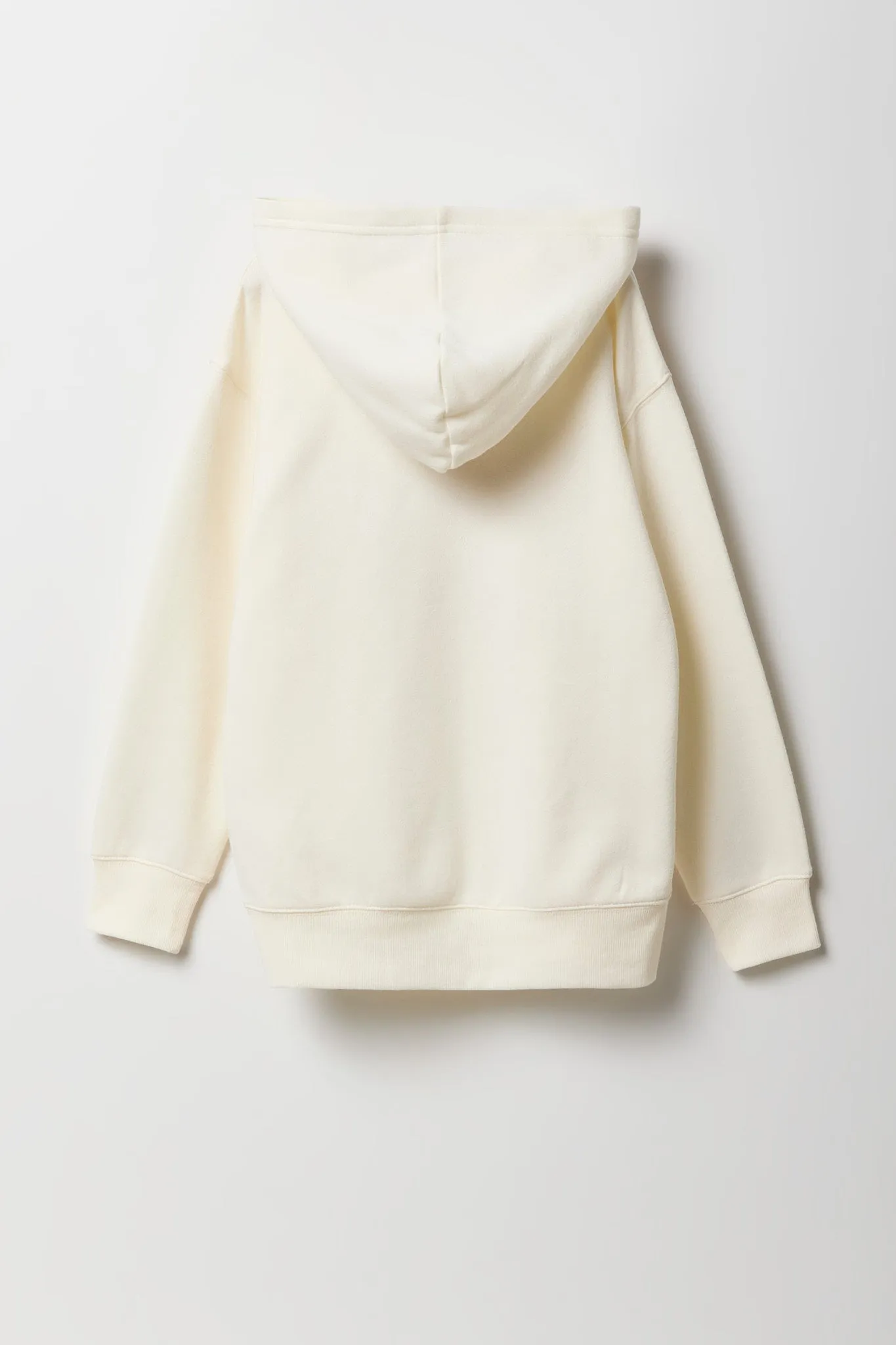 Girls Oversized Graphic Fleece Hoodie