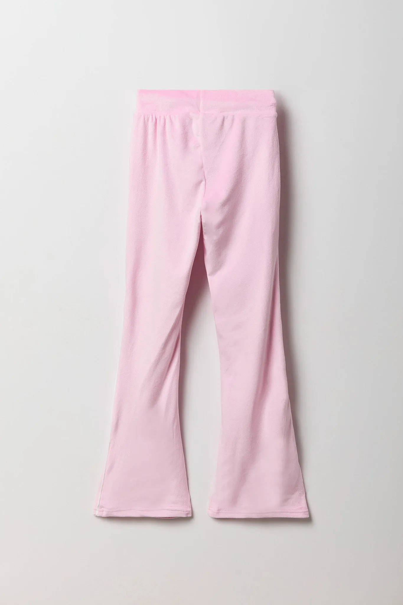 Girls Velour Flare Pant