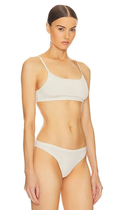 Helsa Jersey Bralette in Neutral
