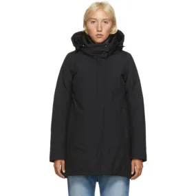 Herno Black Down Goretex Hilo Jacket