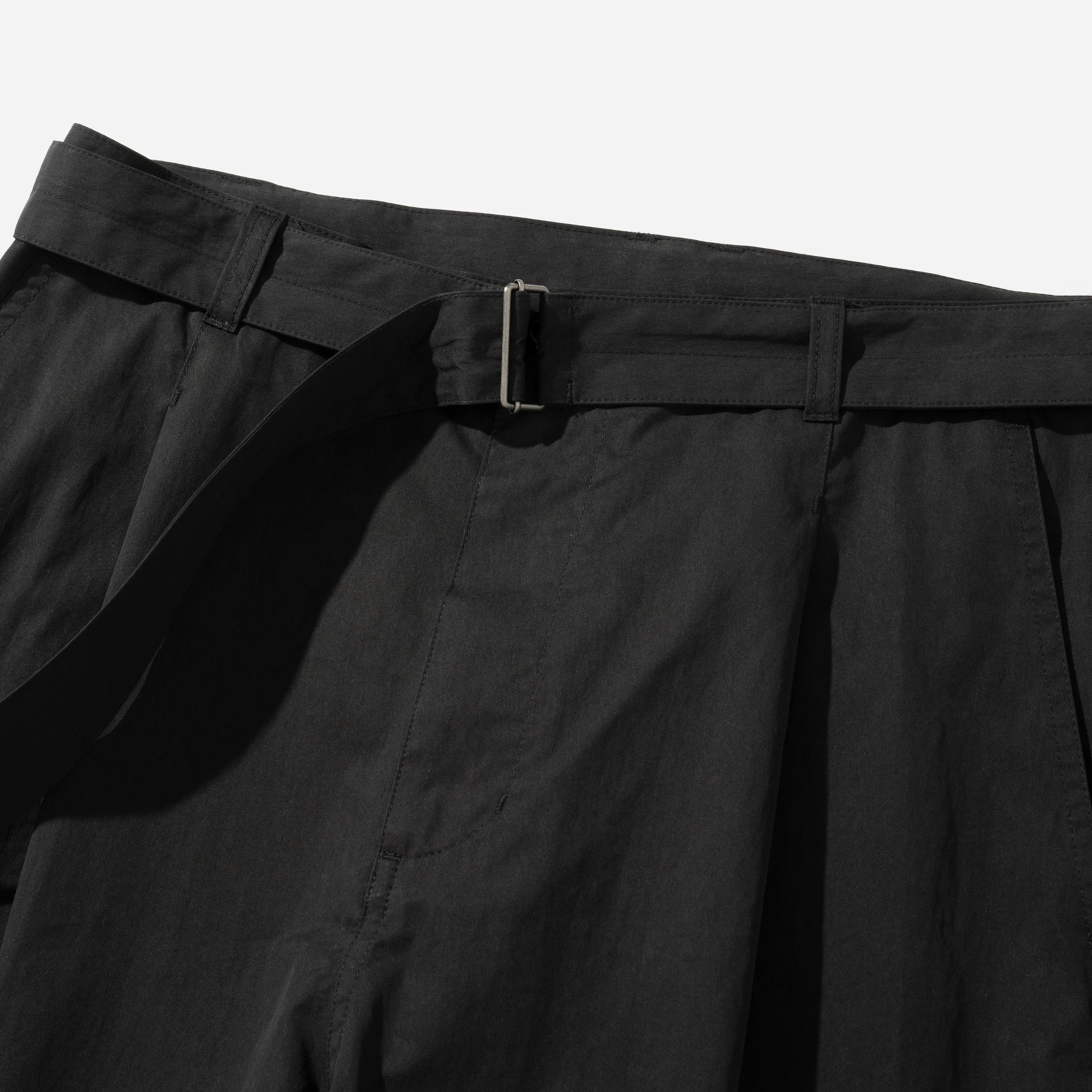 HUNTING BELTED PANTS - BLACK